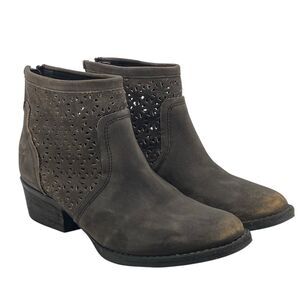 Harley Davidson Liam Western Boots Biker Shoes Womens Size‎ 8 Distressed